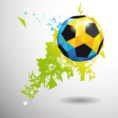 soccer poster vector