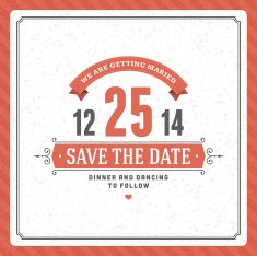 Wedding invitation card template vector vintage background N45