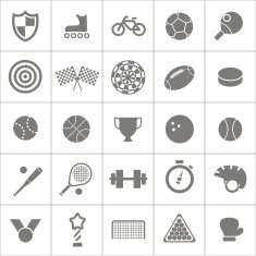 Sport silhouettes collection