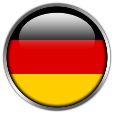 Germany Flag Glossy Button N5