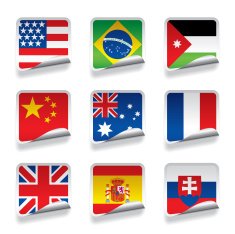 Sticker flags N10 free image download