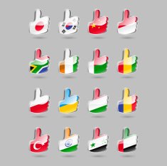 Thumbs Up Flags part2