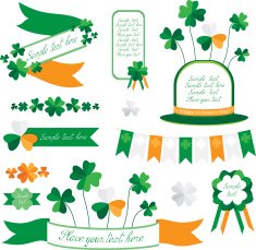Set of St Patrick's Day elements N2