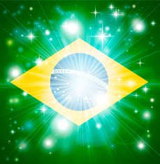 Brazilian flag background
