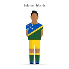 Solomon Islands football player Soccer uniform