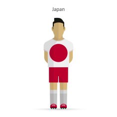 Japan football player Soccer uniform