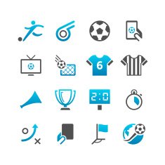 Soccer Icon Set N12