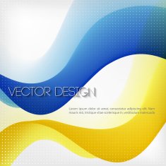 Abstract waved line vector background N2