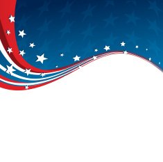 American Flag Vector patriotic background N16