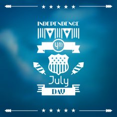United States of America Independence Day greeting card N18