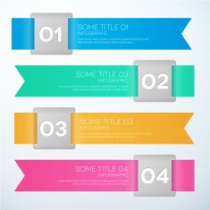 business infographic timeline option
