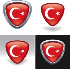 Turkish Flag Crest