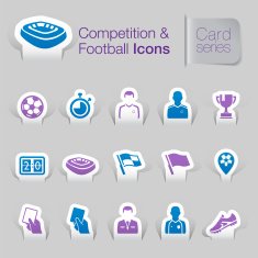 Competition & football related icons