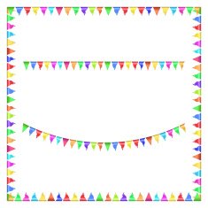 Party flags Vector