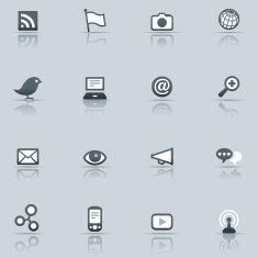Icon Set Social networking