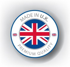 made in United Kingdom seals UK Flag (vector Art) N6