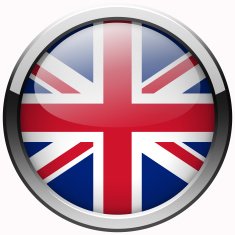 uk flag gel metal button