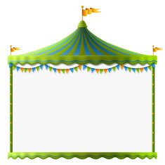 Circus Tent Sign N4