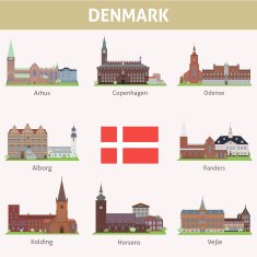 Denmark Symbols of cities