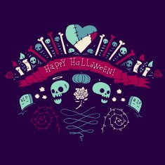 Happy Halloween greeting card N11
