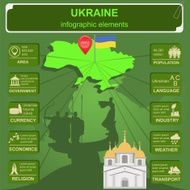 Ukraine infographics statistical data sights N3