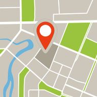 Abstract city map illustration N2