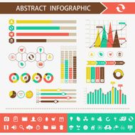 Infographic design elements Presentation abstract vector page