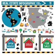 real estate infographic design elements N2