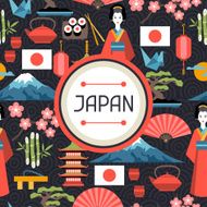 Japan seamless pattern N9