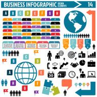 business infographics design elements N6