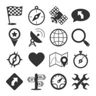 GPS Navigation Icons N8