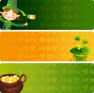 St Patrick&#039;s Day banner N2