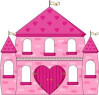 Fairytale Pink Princess Palace