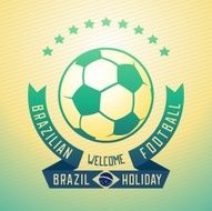 Greeting football in Brazil