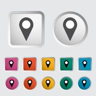 Map pointer single icon N4