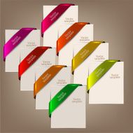 Colorful bookmarks and notes for text