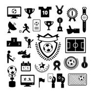 football icon set N4
