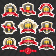 beer labels set N2