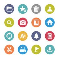 Toolbar Icons - Circle Series