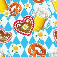 Oktoberfest Seamless Background