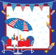 Patriotic Barbecue Picnic