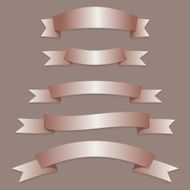 Bronze Ribbons Flags