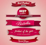 Bestseller Set of Red Superior Quality and Satisfaction Guarantee Ribbons