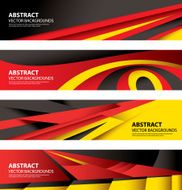 Abstract German Flag Germany Background (Vector Art) N2