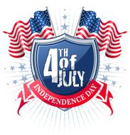 fourth of july shield
