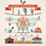 Amazing Circus Show elements