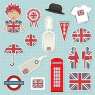 united kingdom stickers