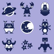 Space character shapes