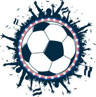 Soccer ball Fans Emblem