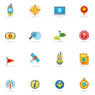 Icon Set GPS Color